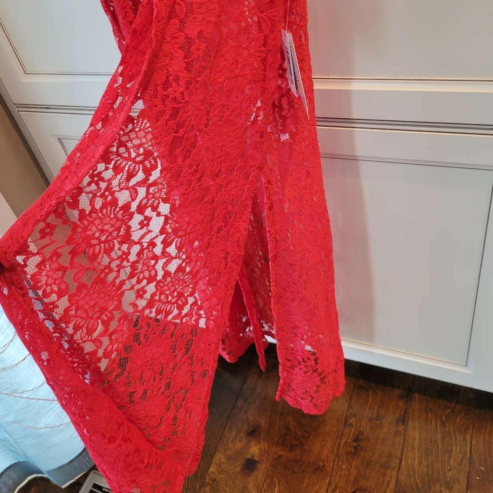 NWT LulaRoe Joy Vest Size S Red - Picture 6 of 8